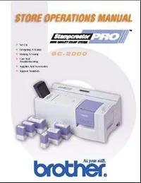 Brother RE-3000 electronic cash register with display and transaction receipt