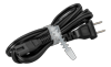 Brother printer AC power cord with three-prong plug and cable tie