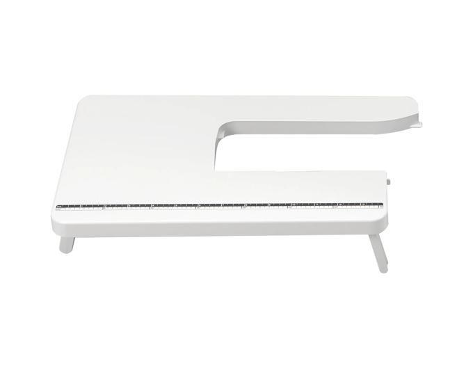 Brother sewing machine wide extension table with measurement guide and folding legs