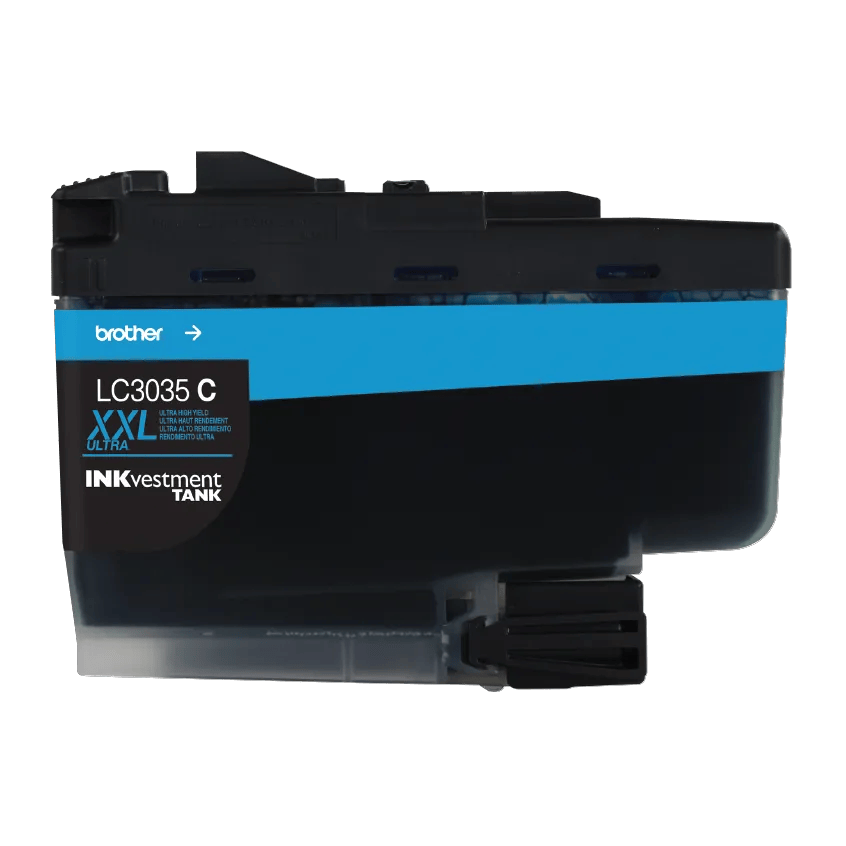 Brother Genuine LC3035C INKvestment Ultra High-yield Cyan Ink Cartridge, Cyan, medium