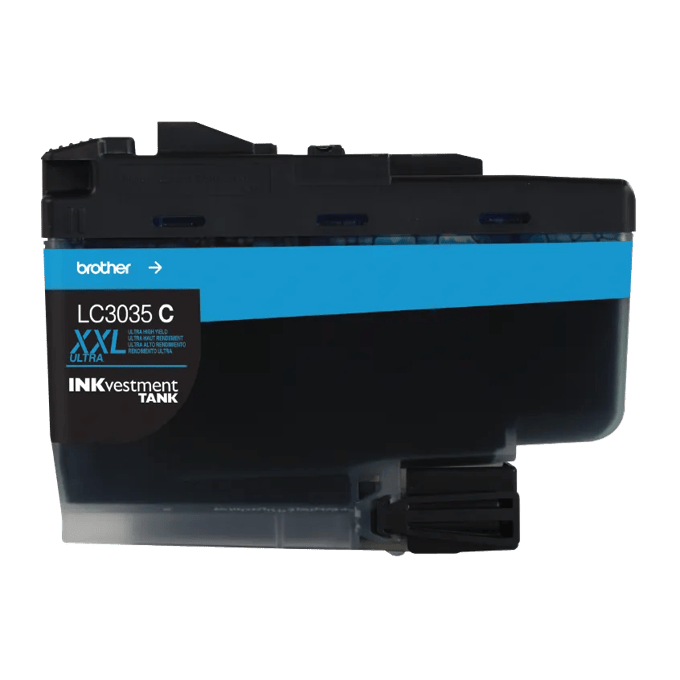 Brother Genuine LC3035C INKvestment Ultra High-yield Cyan Ink Cartridge, Cyan, large