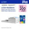 Brother Genuine LC501XLMS High Yield Magenta Ink Cartridge, Magenta, small