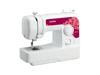 Brother VX1445 sewing machine with white body and pink geometric pattern panel
