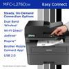 Brother MFC-L2760DW monochrome laser all-in-one printer with dual-band wireless connectivity