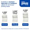 Brother Genuine toner cartridge yield comparison showing standard, high-yield, and multipack options