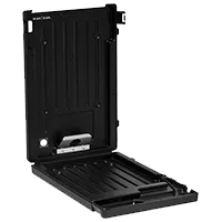 Brother printer floor stand with adjustable tray and cable management