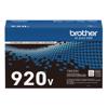 Brother TN920V high-yield toner cartridge with blue dot pattern design