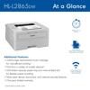 Brother HL-L2865DW monochrome laser printer with wireless connectivity and automatic two-sided printing