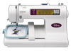 Brother PE-180D embroidery machine with Disney designs and LCD screen