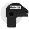Brother DK-N5224 non-adhesive white paper tape roll in black cartridge