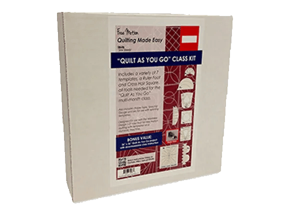 Brother Quilt As You Go class kit with templates and instructional materials