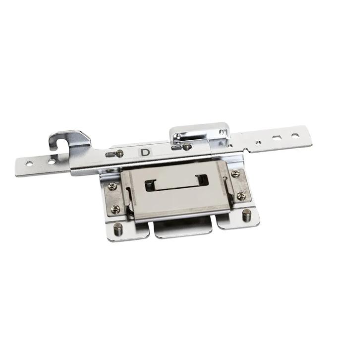 Brother embroidery machine presser foot attachment with metal sliding mechanism