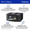 Brother MFC-T780DW all-in-one printer with wireless connectivity and refillable ink tanks