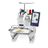 Brother PR670E embroidery machine with touchscreen and multi-needle design