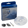 Brother Innov-is bobbin work kit with CD, bobbin case, and spool pin accessory