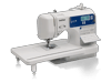 Brother DZ2750 computerized sewing machine with LCD screen and built-in stitch reference chart