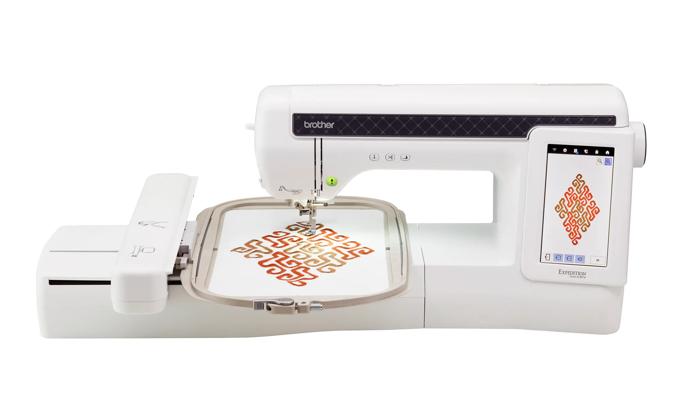 Brother Expedition sewing and embroidery machine with touchscreen and embroidery hoop