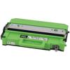 Brother WT800CL waste toner box with green casing and open lid