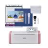 Brother ScanNCut SDX85 electronic cutting machine in pink with touchscreen and starter kit