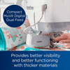 Brother compact digital dual-feed sewing machine attachment for thick fabrics