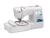 Brother PE535 embroidery machine with touchscreen and embroidery hoop
