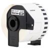 Brother DK-2205 continuous white paper label roll in black cartridge