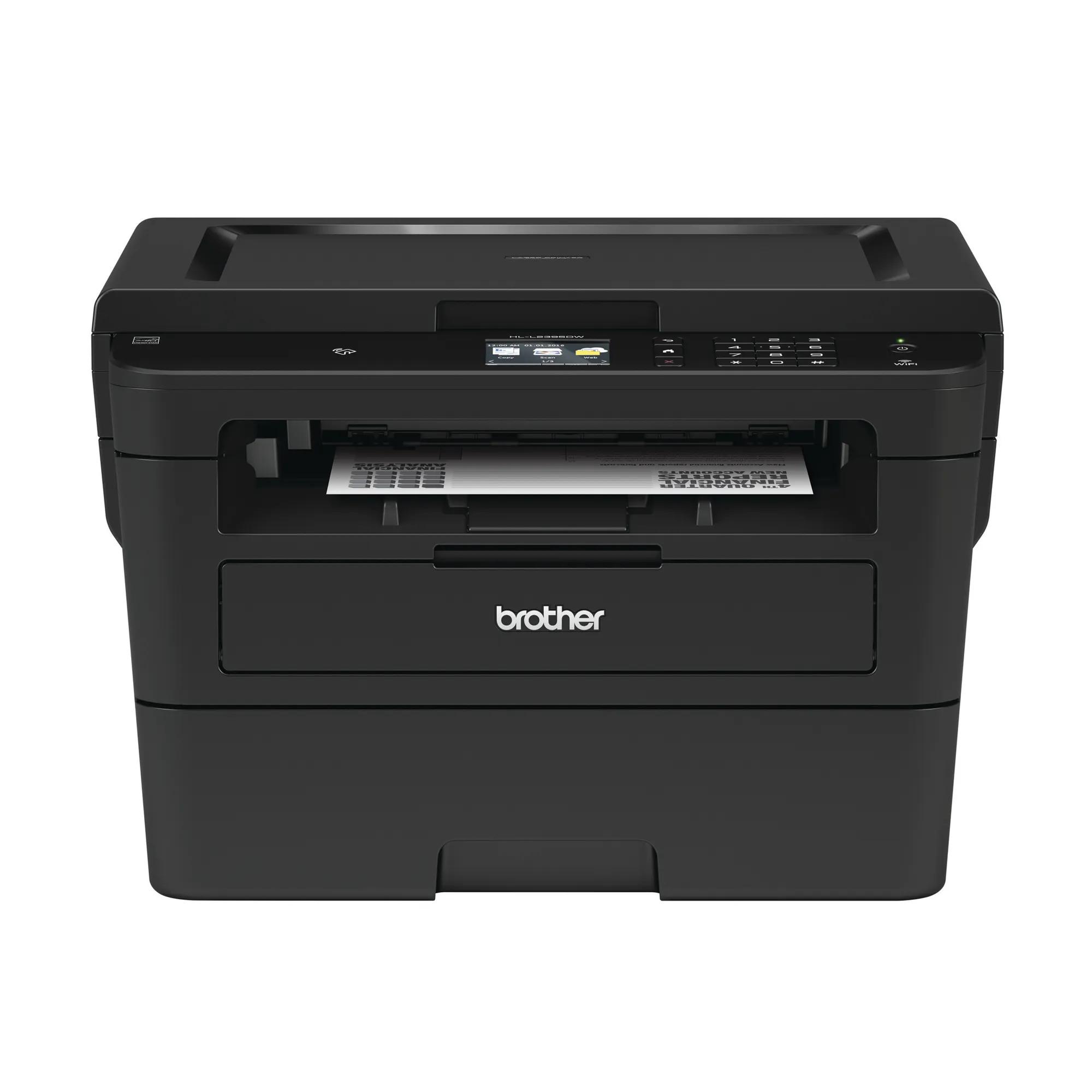 Brother HL-L2395DW monochrome laser printer with wireless connectivity and automatic duplex printing