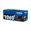 Cartucho de tóner negro Brother TN1060 en empaque azul con rendimiento de 1,000 páginas