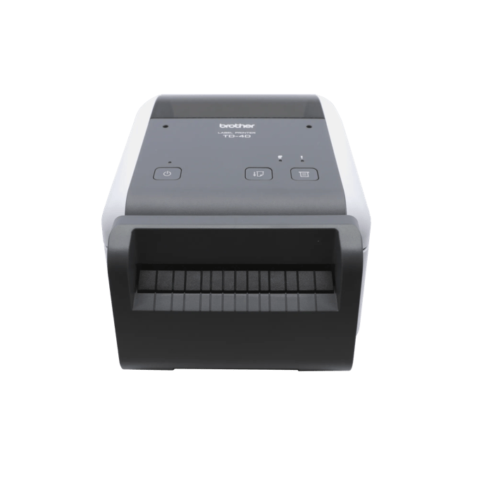 Brother TD-4410D desktop label printer with automatic cutter