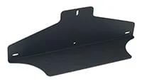 Brother black metal mounting bracket with pre-drilled holes for secure installation