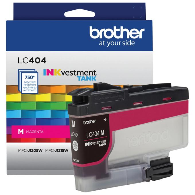 Brother Genuine LC404MS INKvestment Standard-yield Magenta Ink Cartridge, , large