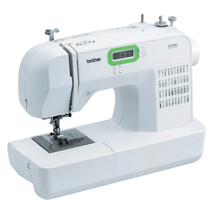 Brother ES2000 computerized sewing machine with LCD screen and built-in stitches