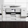 Brother MFC-J6975DW all-in-one printer with touchscreen and dual paper trays