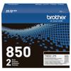Brother TN850 high-yield toner cartridge twin pack for laser printers