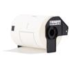 Brother DK-1247 white paper label roll in black cartridge for label printers