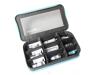 Brother ScanNCut storage case with organized compartments holding cutting tools and accessories