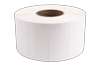 Brother white die-cut label roll on cardboard core for thermal printers