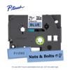 Brother P-touch TZe laminated label tape cartridge, 18mm blue with black print