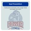 Brother embroidery machine Reef PhotoStitch feature creating single-stroke photo embroidery design