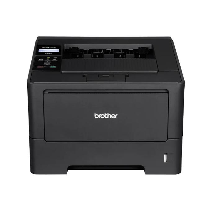 Brother HL-5470DW monochrome laser printer with wireless connectivity and automatic duplex printing