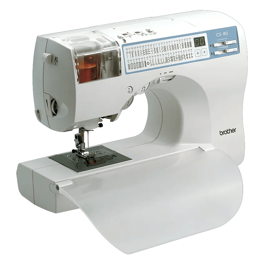 Brother CS80 computerized sewing machine with LCD screen and built-in stitches
