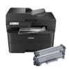 Brother MFC-L2900DWXL monochrome laser all-in-one printer with two toner cartridges