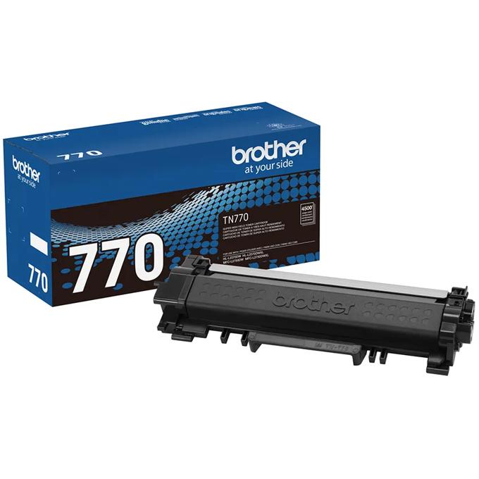 Brother TN770 high-yield black toner cartridge with packaging
