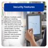 Brother Entrepreneur Pro W embroidery machine touchscreen displaying passcode security feature