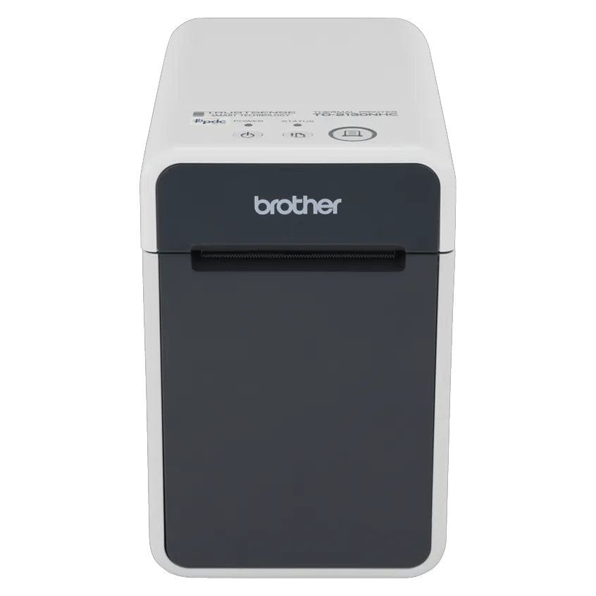 Brother TD-2130NHC compact label printer with wireless connectivity