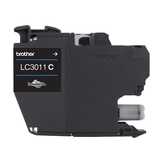 Brother Genuine LC3011C Standard-yield Cyan Ink Cartridge, Cyan, large