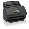Brother ADS-3600W wireless document scanner with touchscreen display