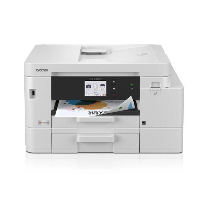 Brother MFC-J4555DW all-in-one inkjet printer with wireless connectivity and touchscreen