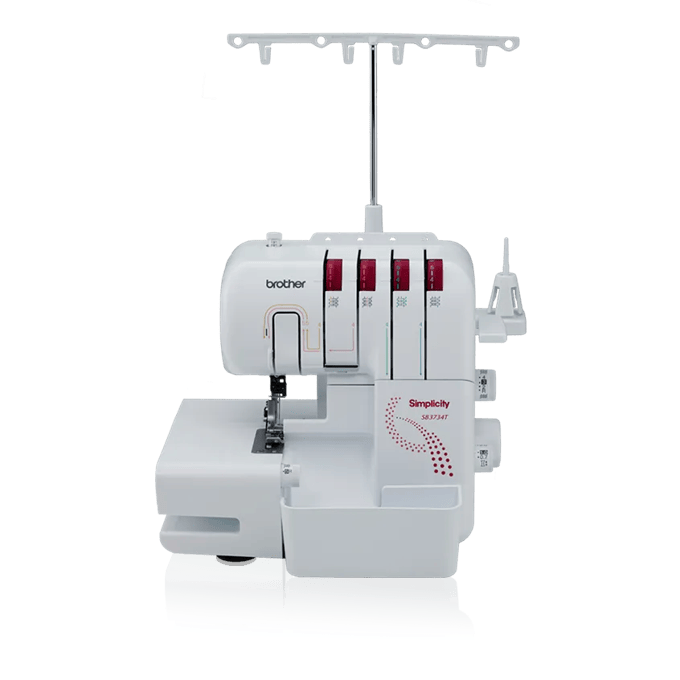 Brother Simplicity SB3734T serger with 4-thread capability and adjustable thread tension