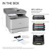Brother MFC-L8970CDW color laser all-in-one printer with included toner cartridges and accessories